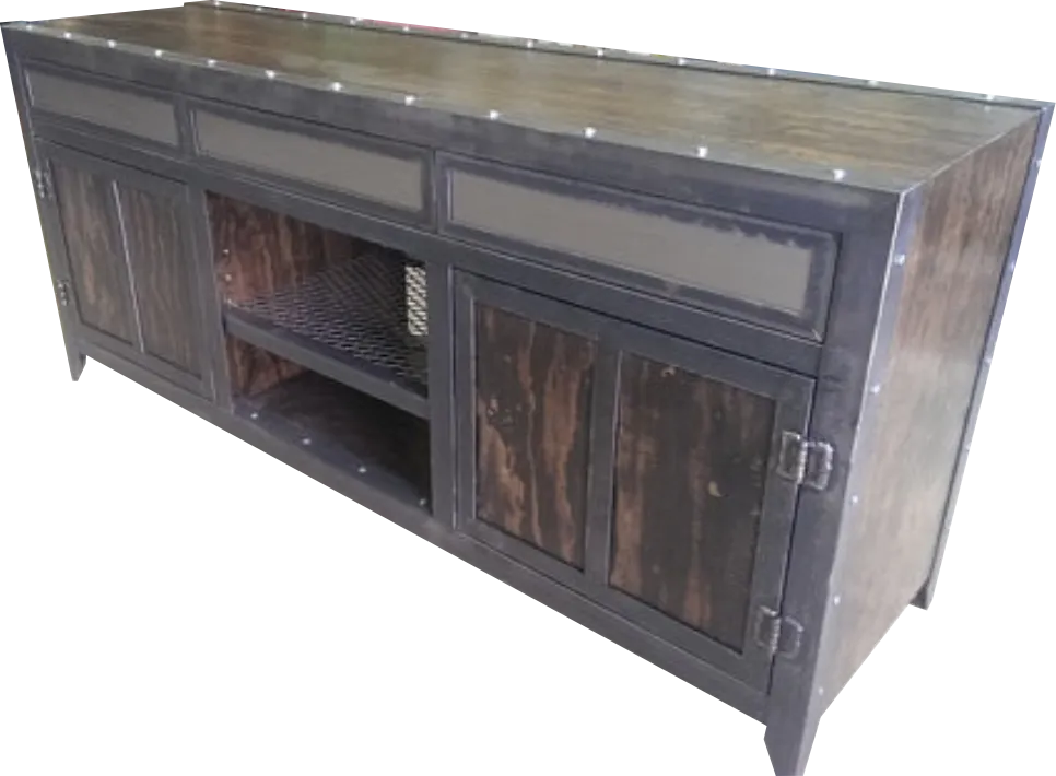 #006 - Industrial Console with Drawers