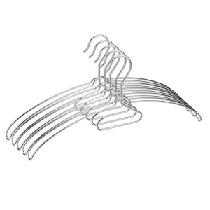 10 Piece Hanger Multi-Function Household Seamless Drying Rack Stainless Steel Adult Hanger Wide Shoulder (Color : C 43CM)