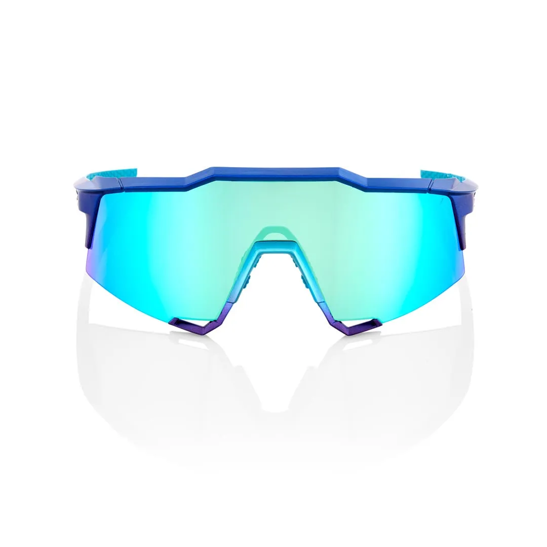 100% Speedcraft - Matte Metallic Into the Fade - Blue Topaz Multilayer Mirror Lens
