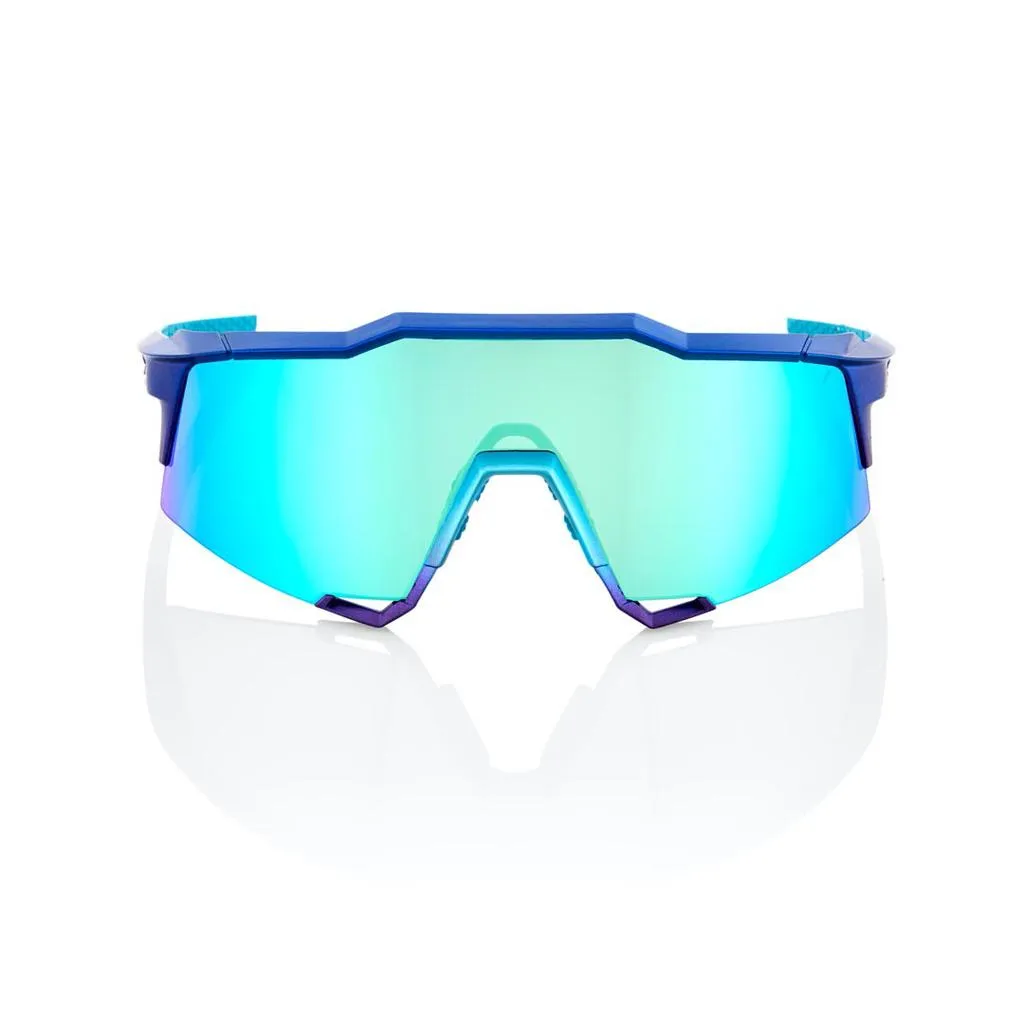 100% Speedcraft - Matte Metallic Into the Fade - Blue Topaz Multilayer Mirror Lens