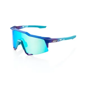 100% Speedcraft - Matte Metallic Into the Fade - Blue Topaz Multilayer Mirror Lens