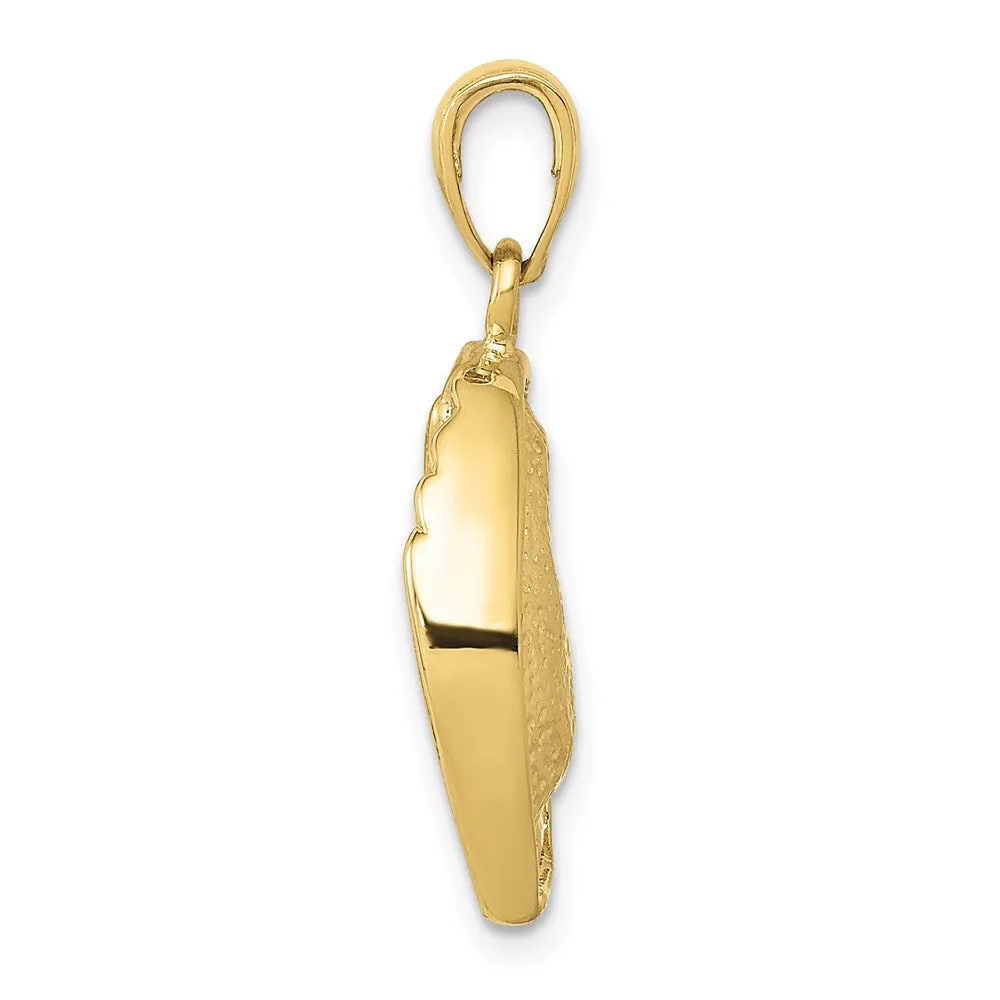 10K Baseball Glove And Ball Pendant