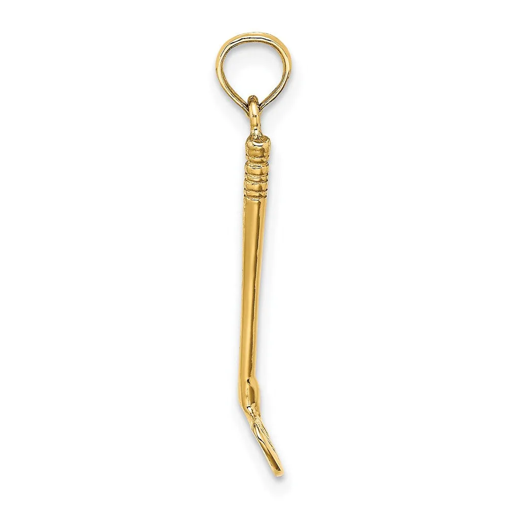 14K 3-D Club Charm