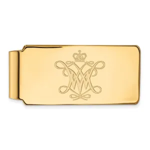 14k Gold College of William and Mary Money Clip
