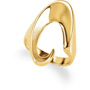 14k White Gold Freeform Ring, Size 6