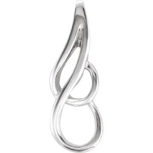 14k White Gold Metal Fashion Pendant