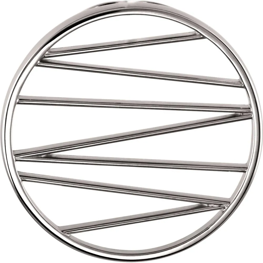 14k White Gold Metal Fashion Pendant