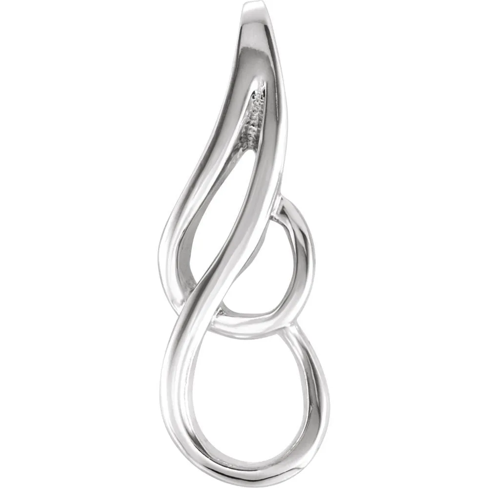 14k White Gold Metal Fashion Pendant