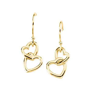 14k Yellow Gold Fashion Earrings