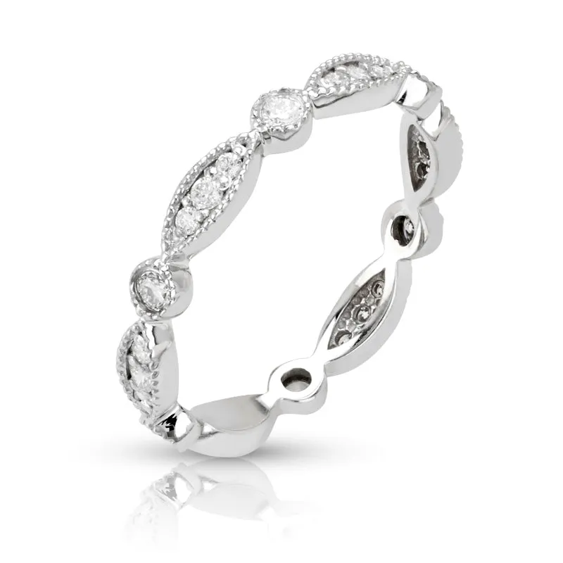 14kt Gold 1/3 ct tw Ring F VS Diamonds