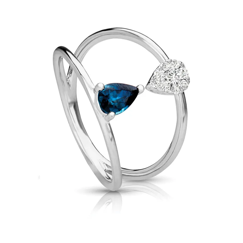 14kt Gold 1/8 ct tw Ring F VS Diamonds