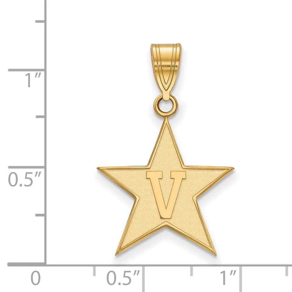 14ky Vanderbilt University Large Pendant