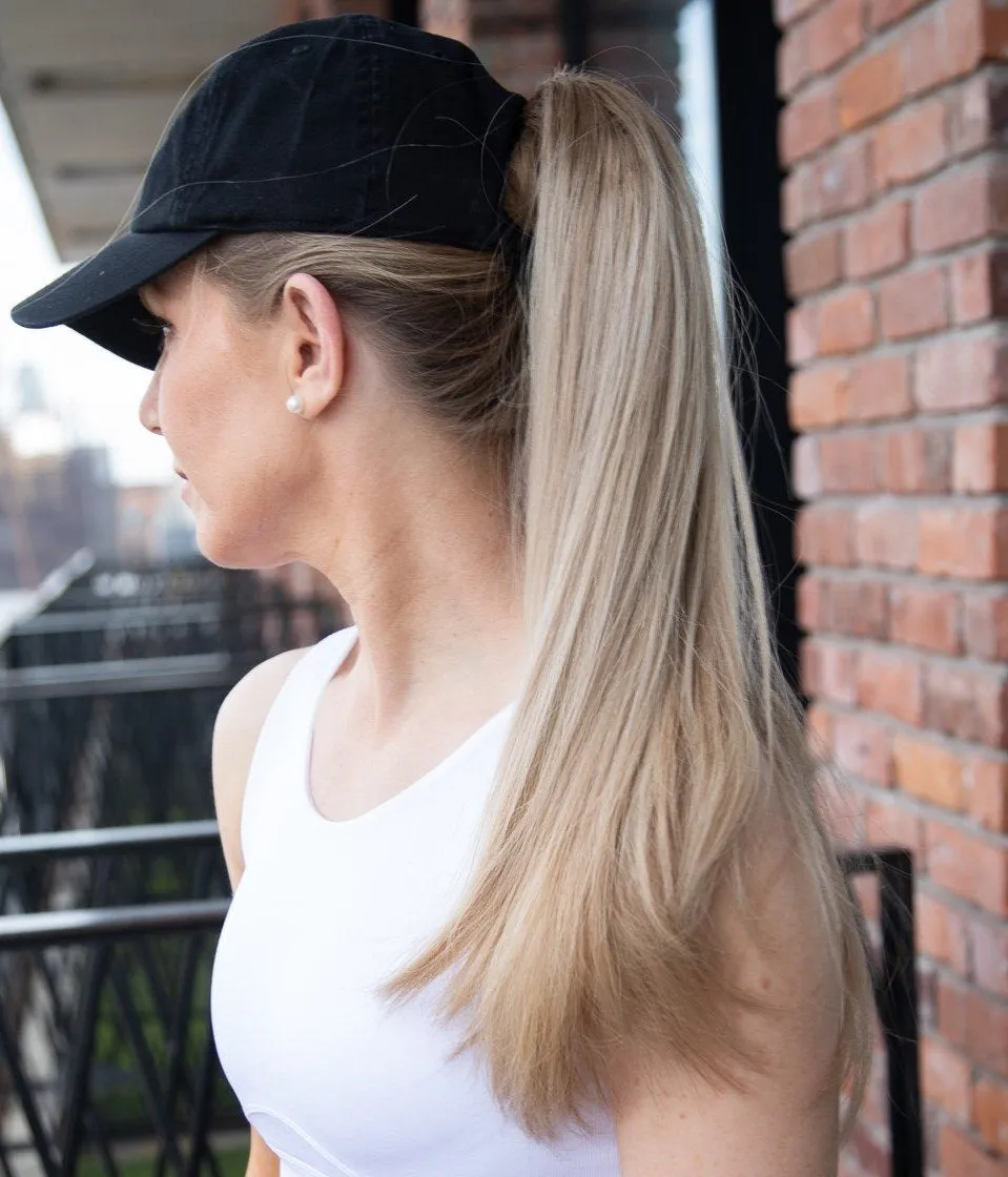16" Straight Hair Ponytail