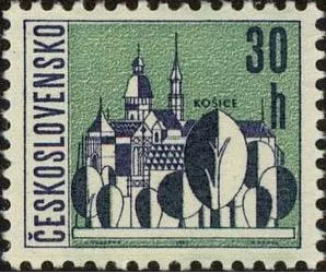 1965 Kosice, Czechoslovakia Stamp - Postage Stamp Necklace
