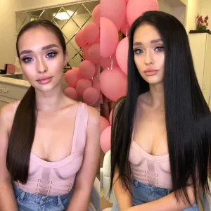 2019 New long black-1 wig