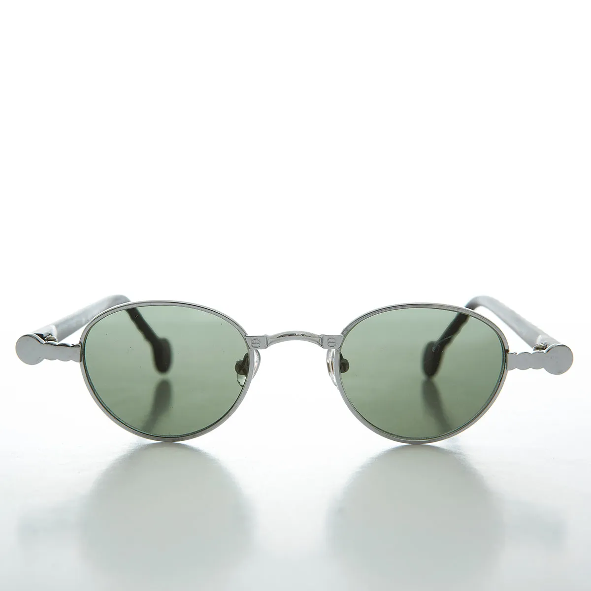 90s Metal Steampunk Victorian Wide Frame Vintage Sunglass - Gideon