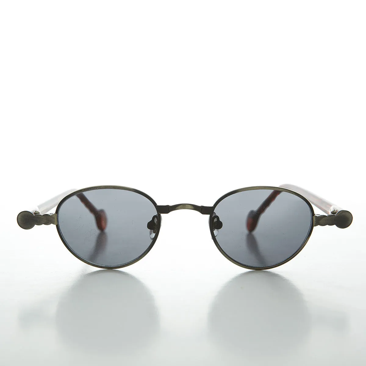 90s Metal Steampunk Victorian Wide Frame Vintage Sunglass - Gideon