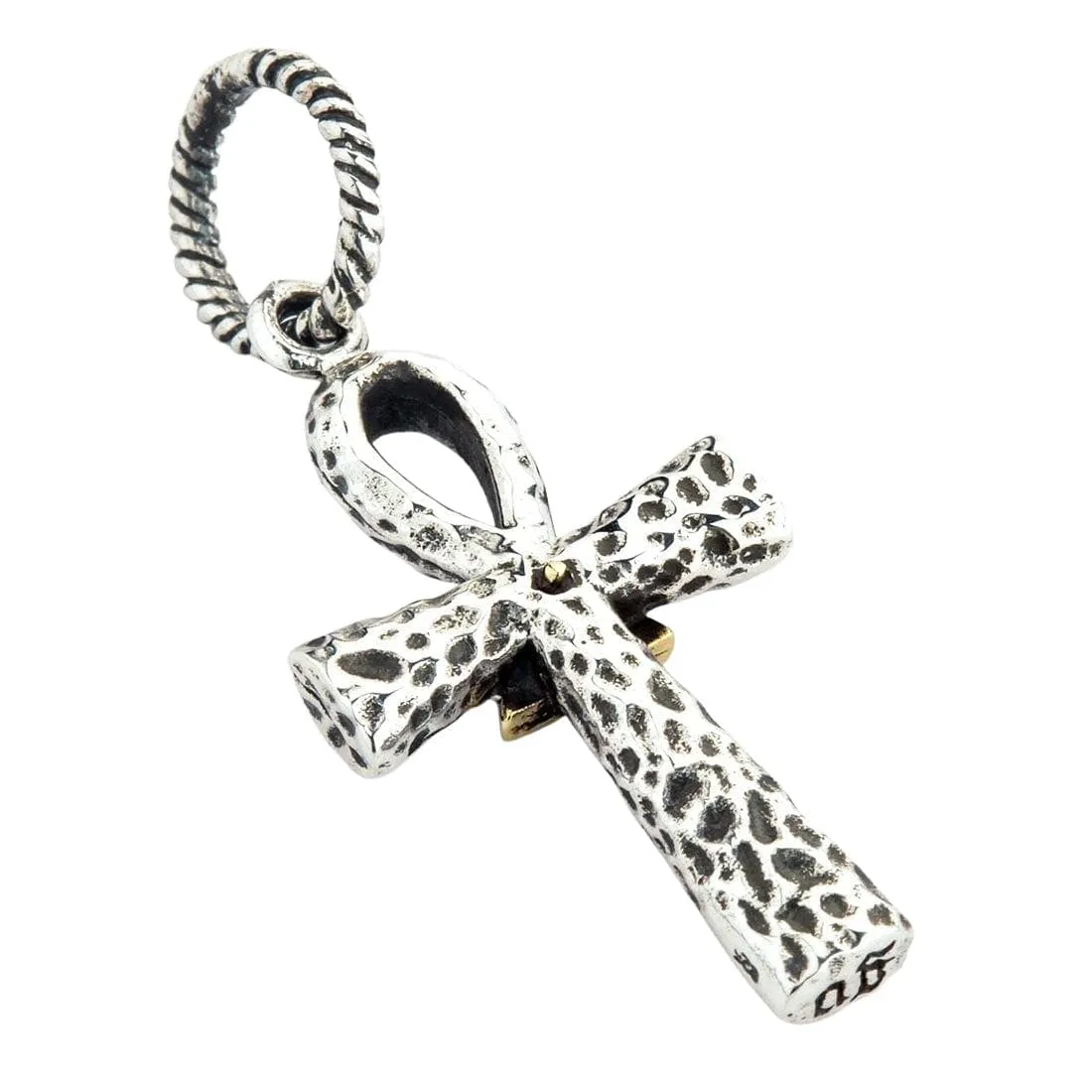 All-seeing Eye of God Ankh Sterling Silver Pendant