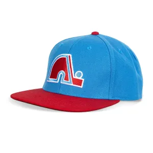 American Needle NHL Vintage Wool Replica Snapback Hat - Quebec Nordiques