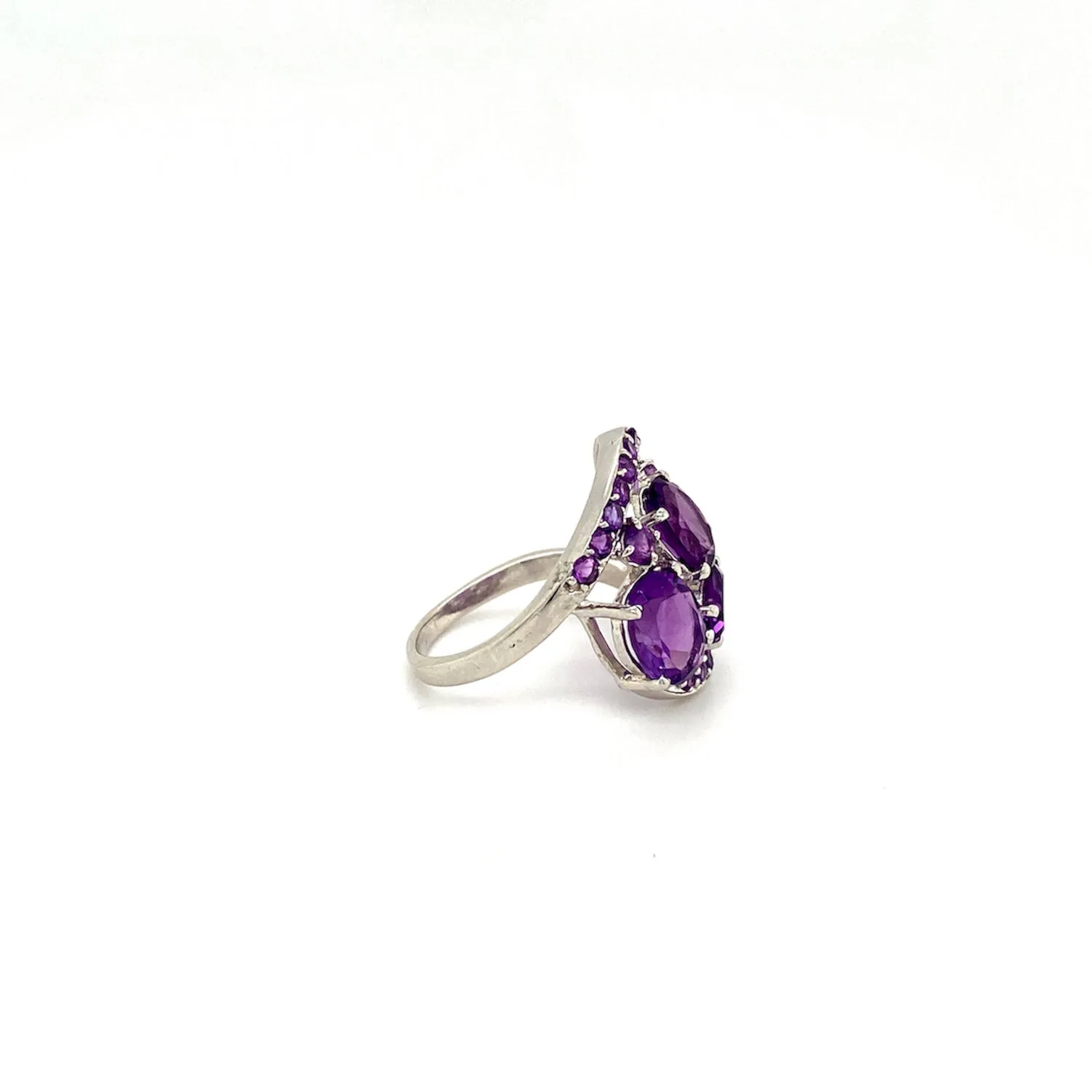 Amethyst Ring in .925 Sterling Silver - KSR 12915