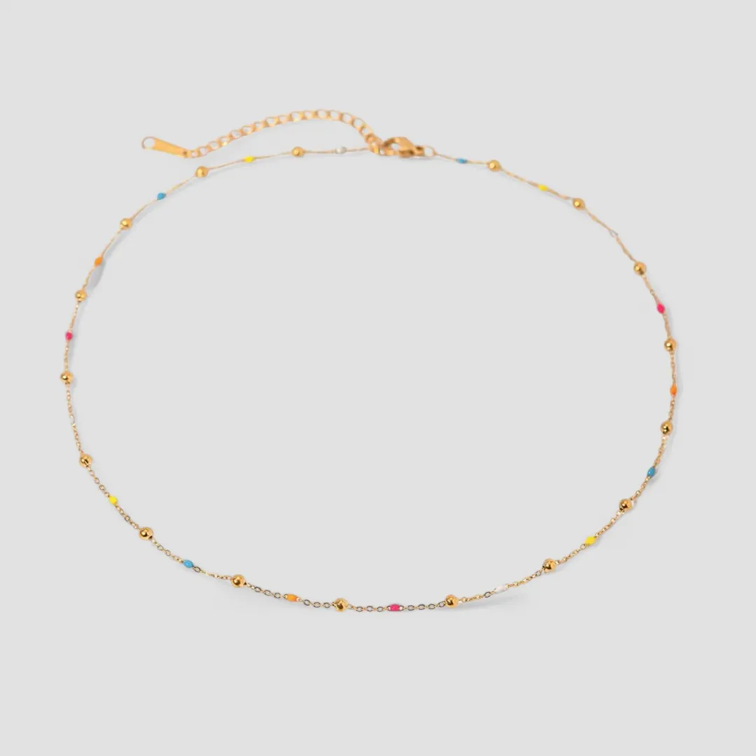 Amphitrite™ | Gold Necklace with Beads
