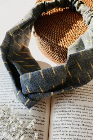 Ash Grey Knotted Headband