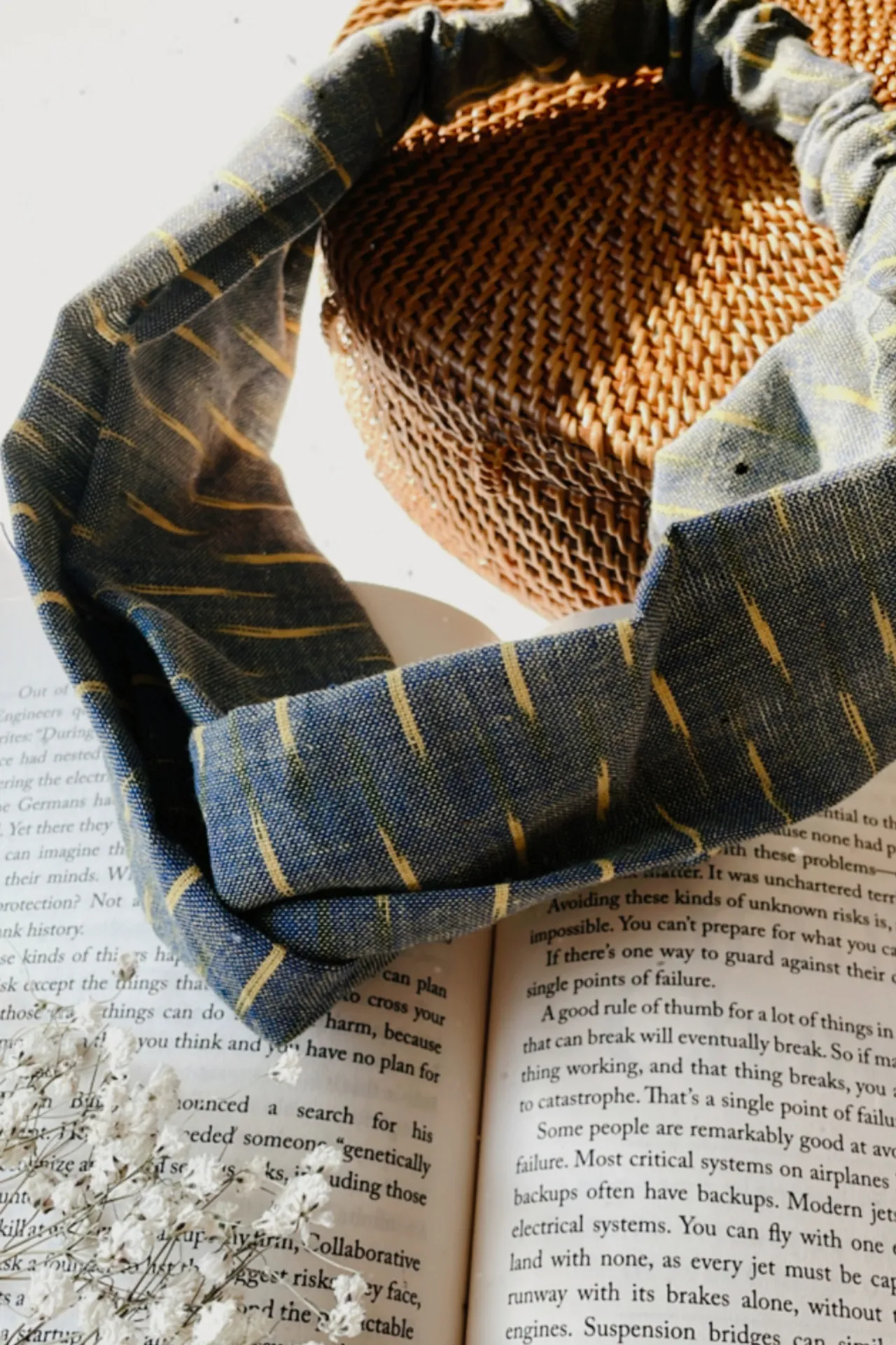 Ash Grey Knotted Headband