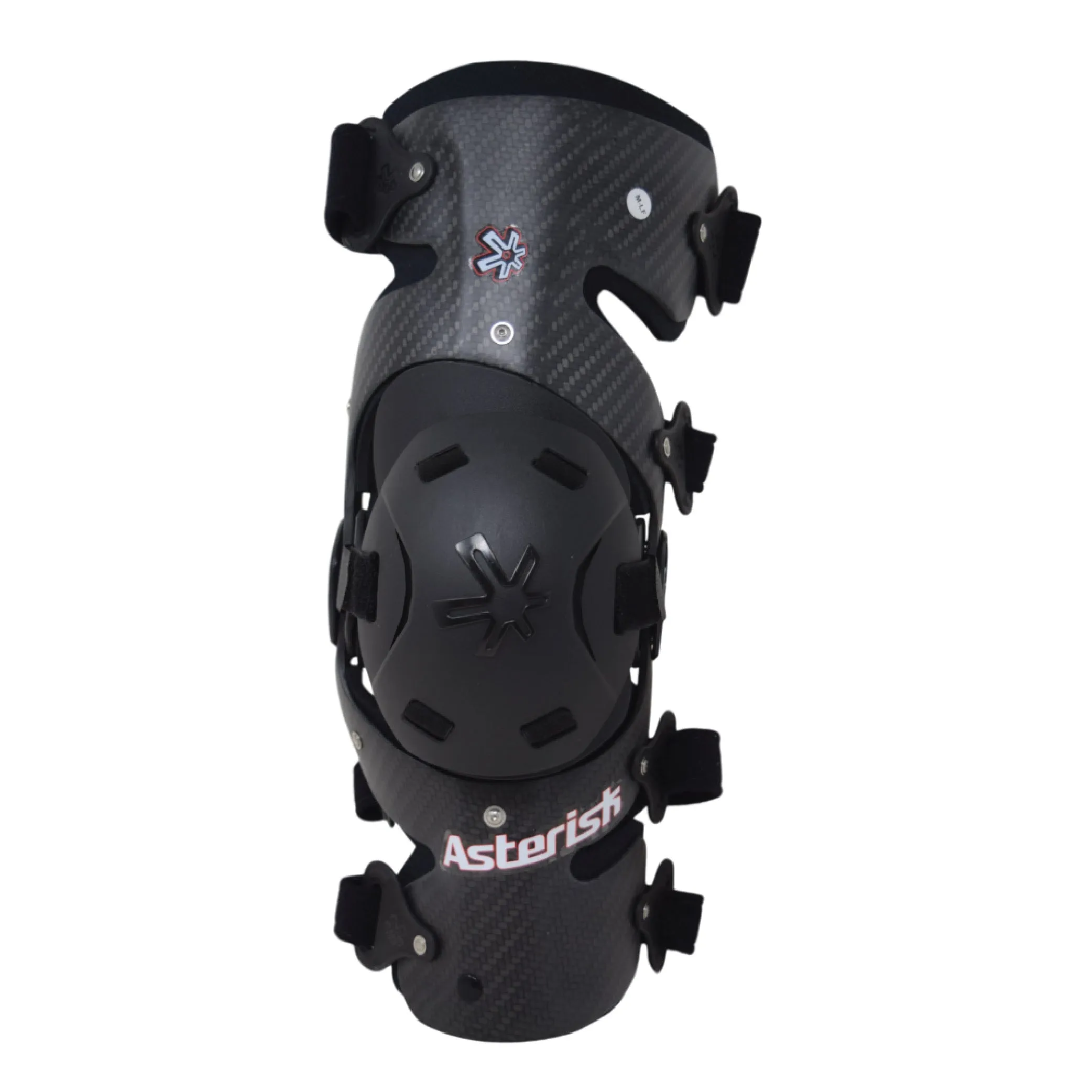 Asterisk Micro Cell - Youth Knee Protector Brace (Left Only) for Motocross, Snowboarding, Wakeboarding, Off-Roading,  Football, & More Junior Riders