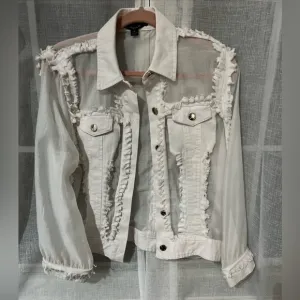 A.Z.I. Boutique White Women’s Jacket - M