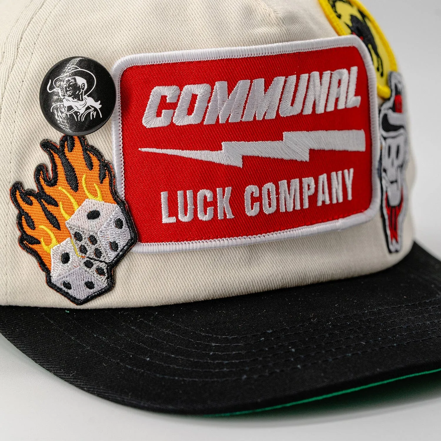 BAD LUCK PATCH COLLAGE HAT