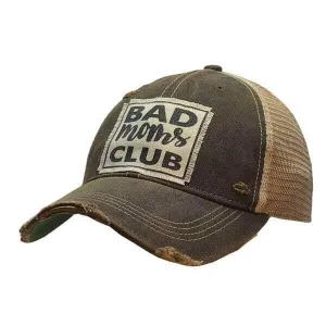 Bad Moms Club Distressed Trucker Cap