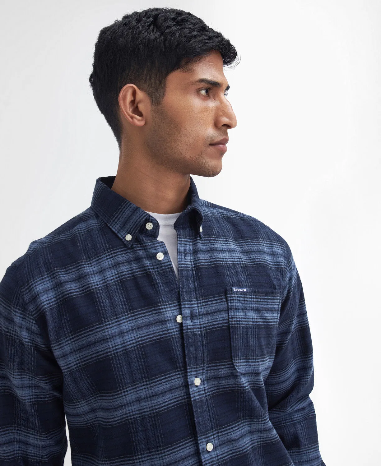 Barbour Mens Forestfield shirt - Navy