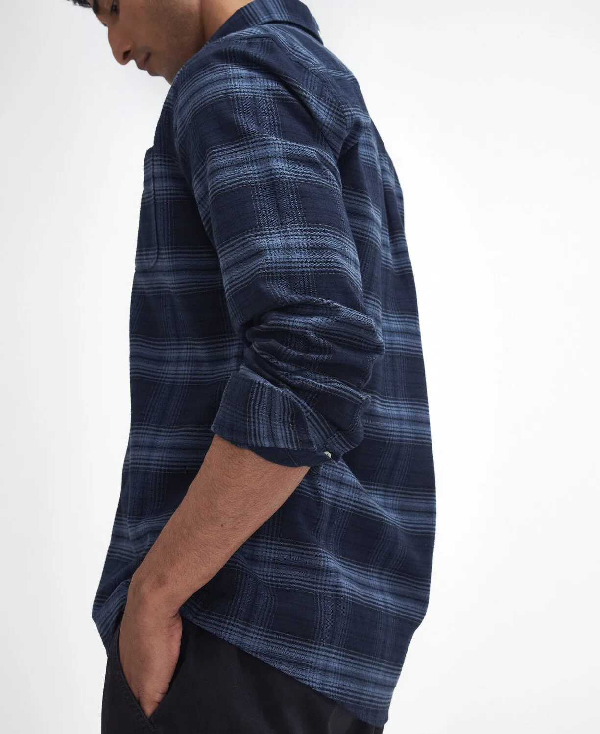 Barbour Mens Forestfield shirt - Navy
