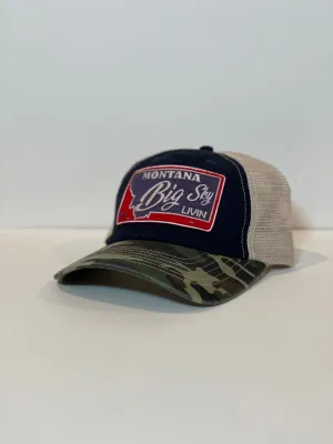 Big Sky Livin Camo Stitch Mesh (Women's) (Glow in the Dark)