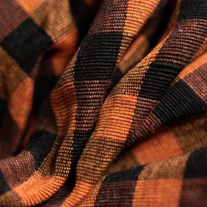 Black & Orange Gingham Parna