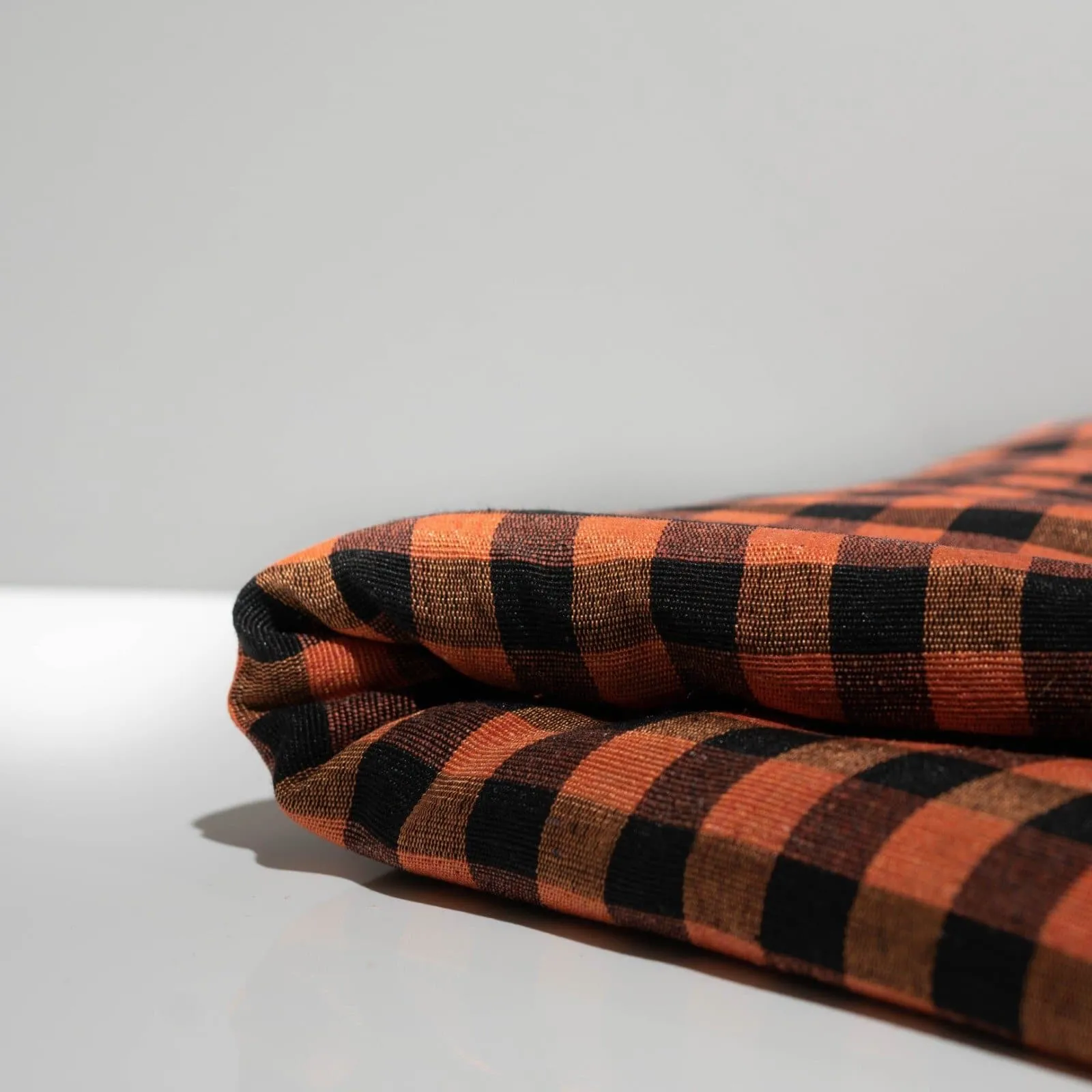 Black & Orange Gingham Parna