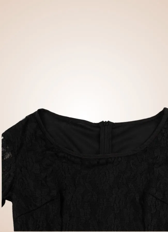 Black Gothic Vintage Dress