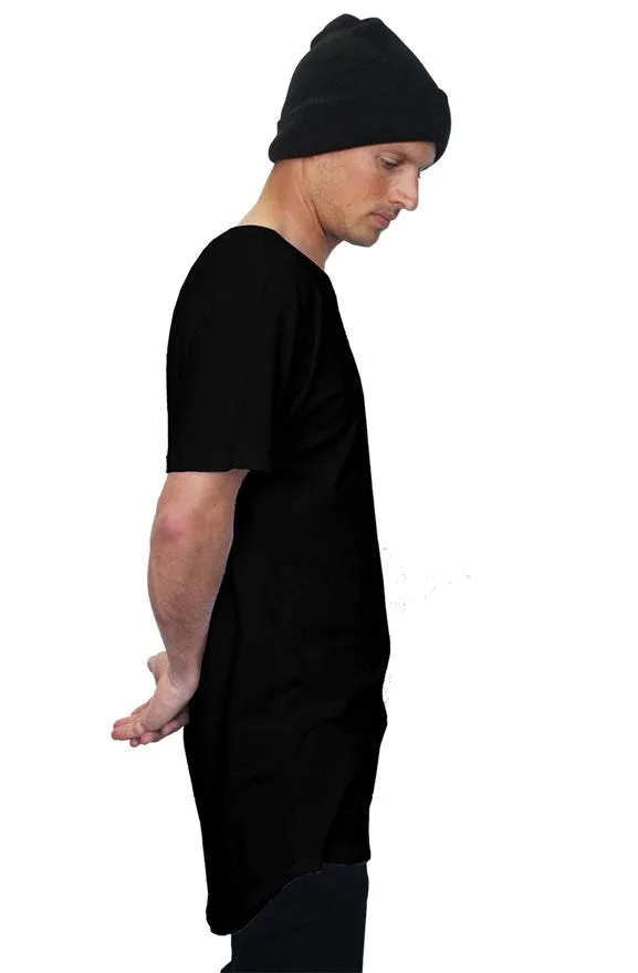 Black Long Tee with Mint Green Logo | Graphic Tee, Streetwear