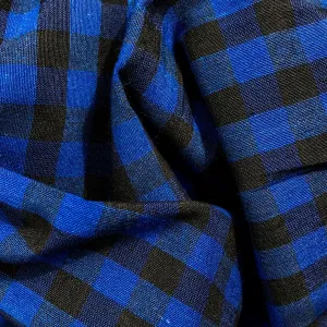 Blue & Black Gingham Parna
