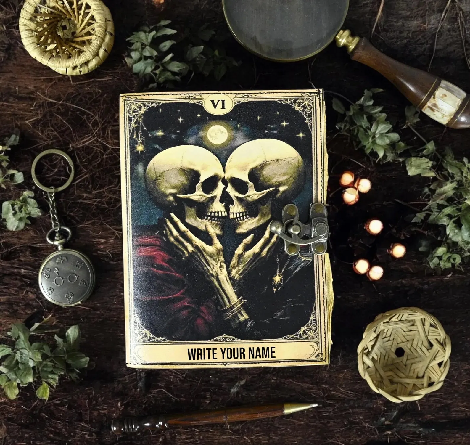 Book of Spells Journal The Lovers Notebook