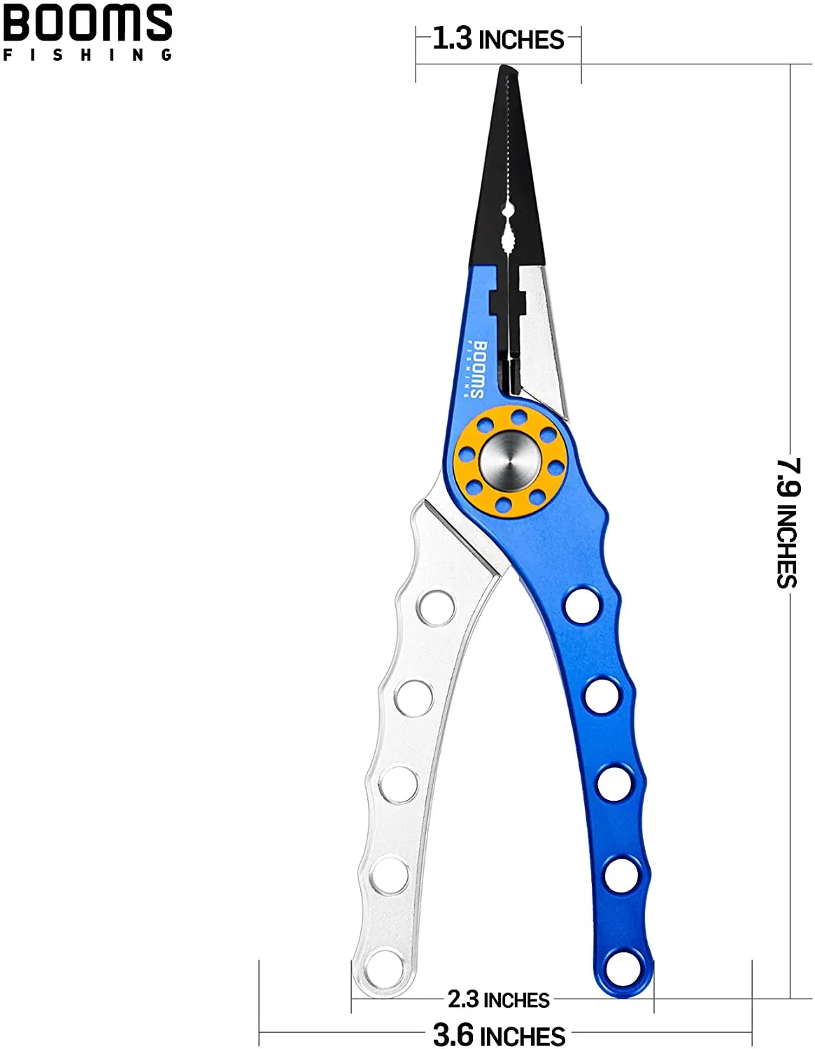 Booms Fishing X1 7.8" Aluminum Fishing Pliers
