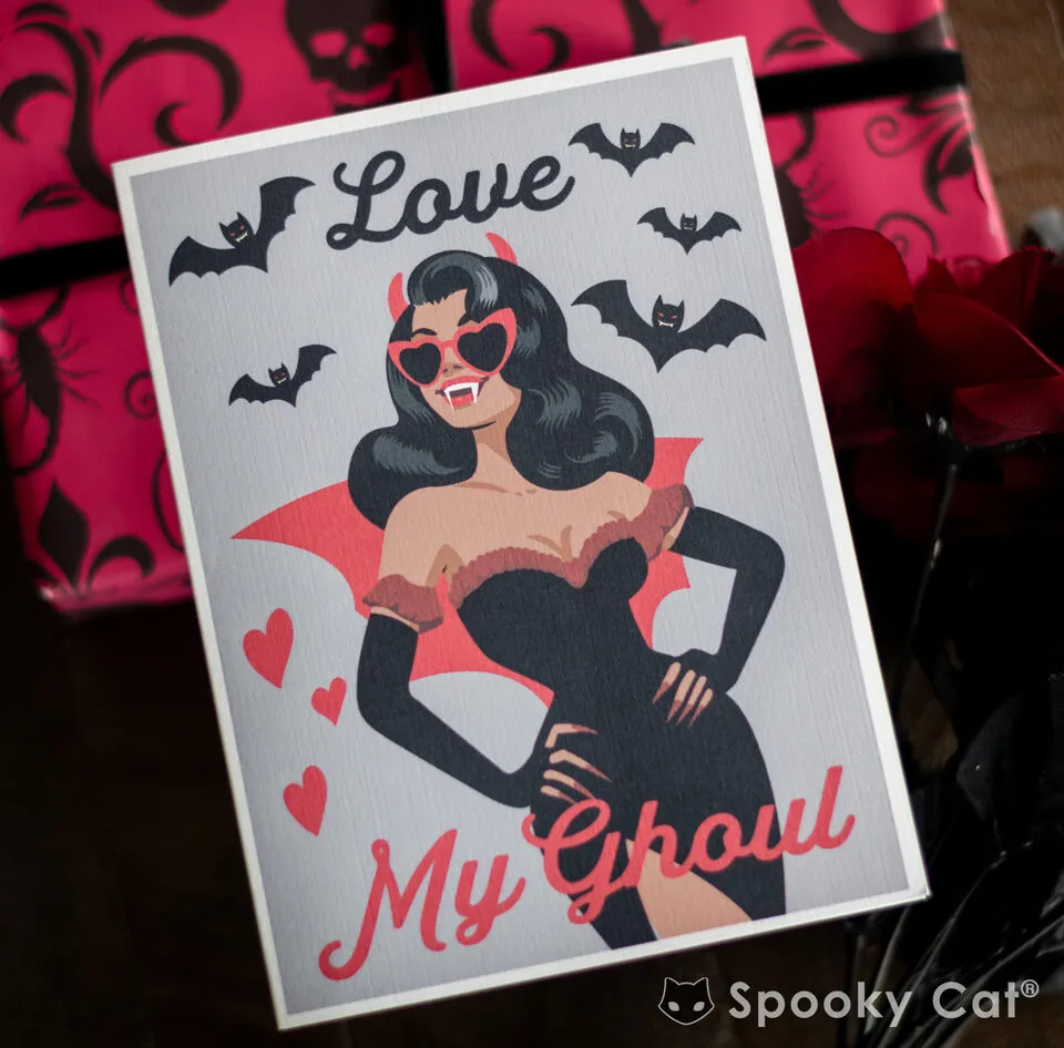 Bruja Vintage Valentine's Card