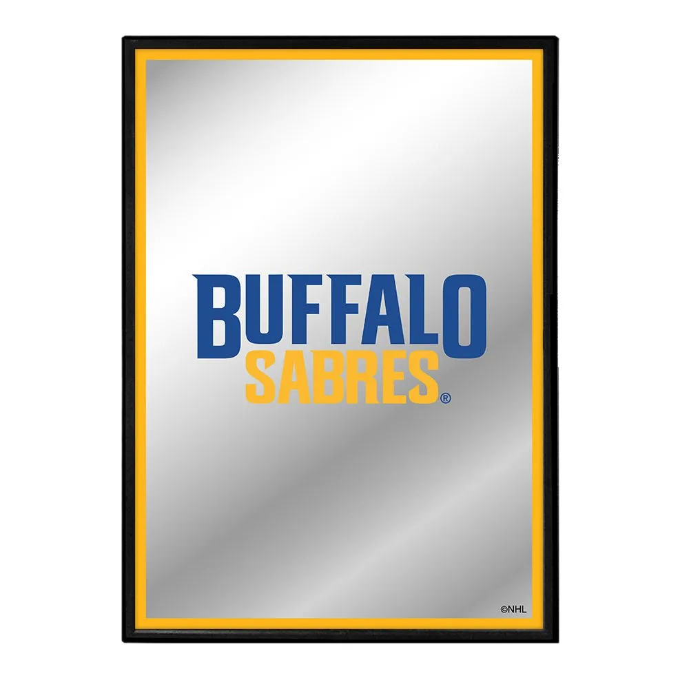 Buffalo Sabres: Logo - Framed Mirrored Wall Sign