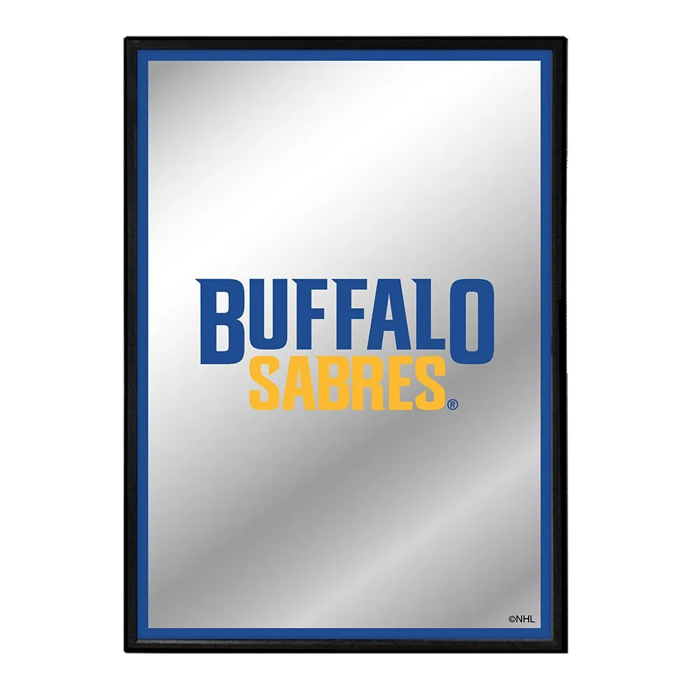 Buffalo Sabres: Logo - Framed Mirrored Wall Sign