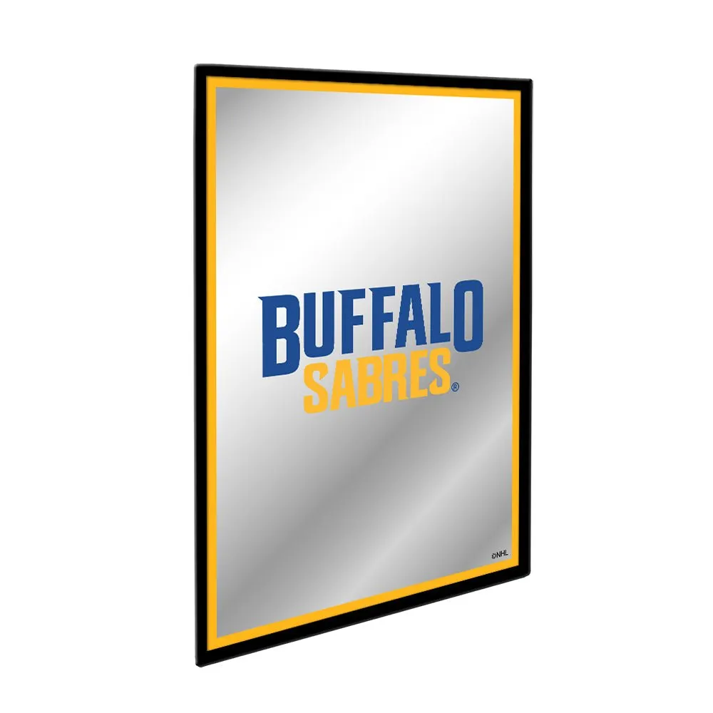 Buffalo Sabres: Logo - Framed Mirrored Wall Sign
