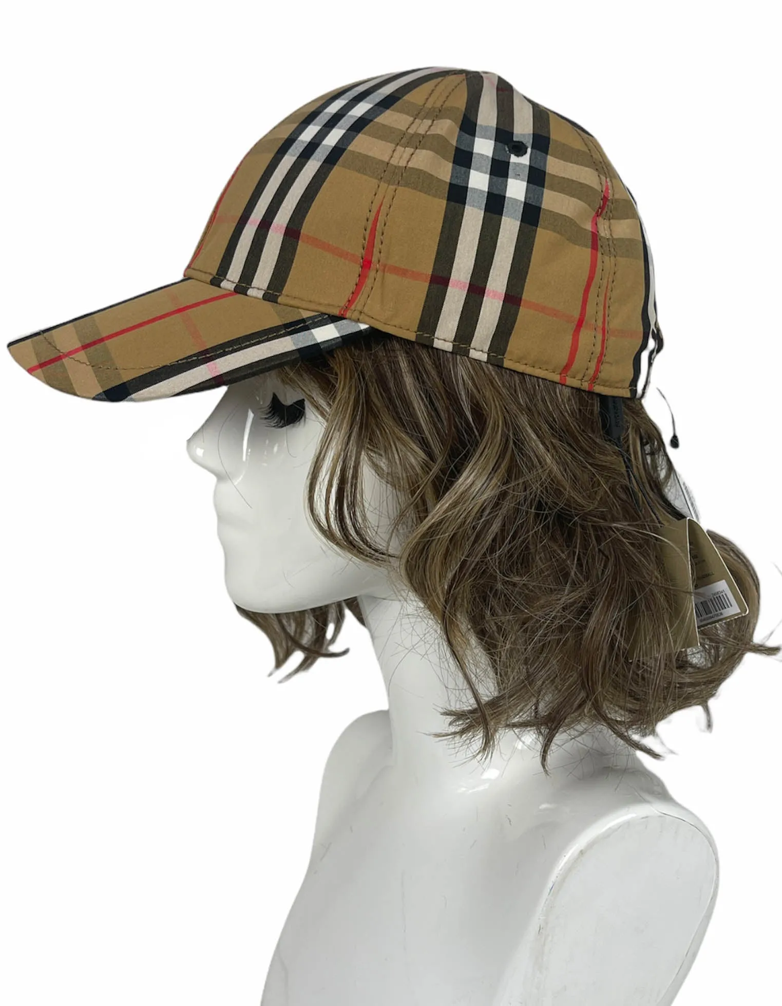 Burberry NWT Vintage Check Baseball Cap sz M