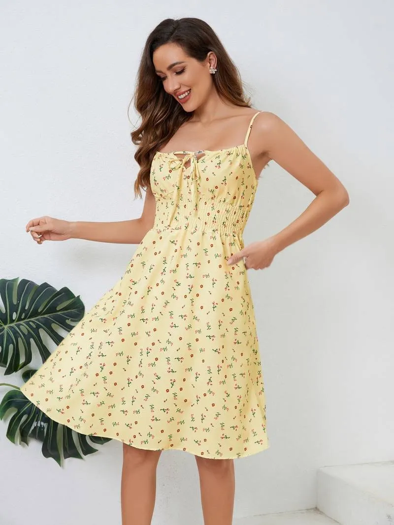 Casual Madison Drawstring Cami Dress