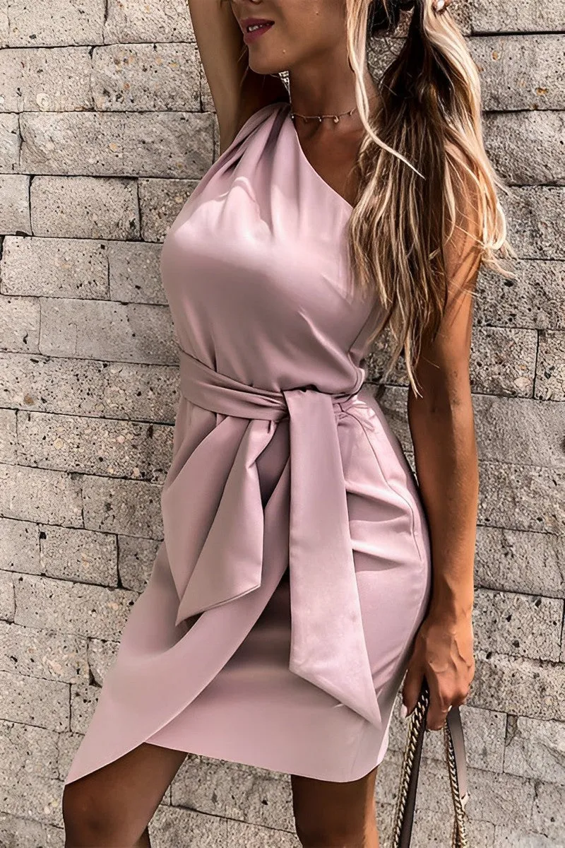 Casual one-shoulder dress by Madonna