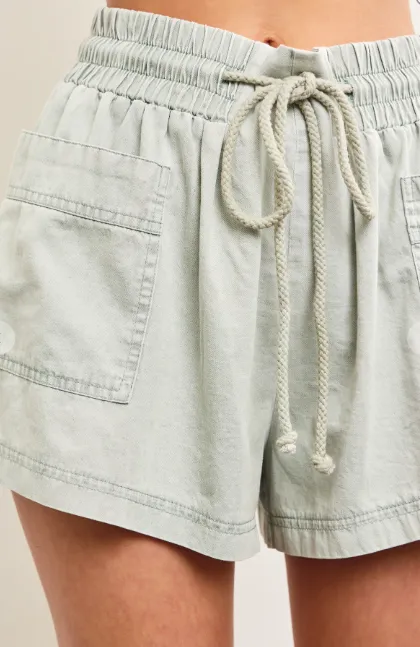 Casual Outing Shorts - Sage