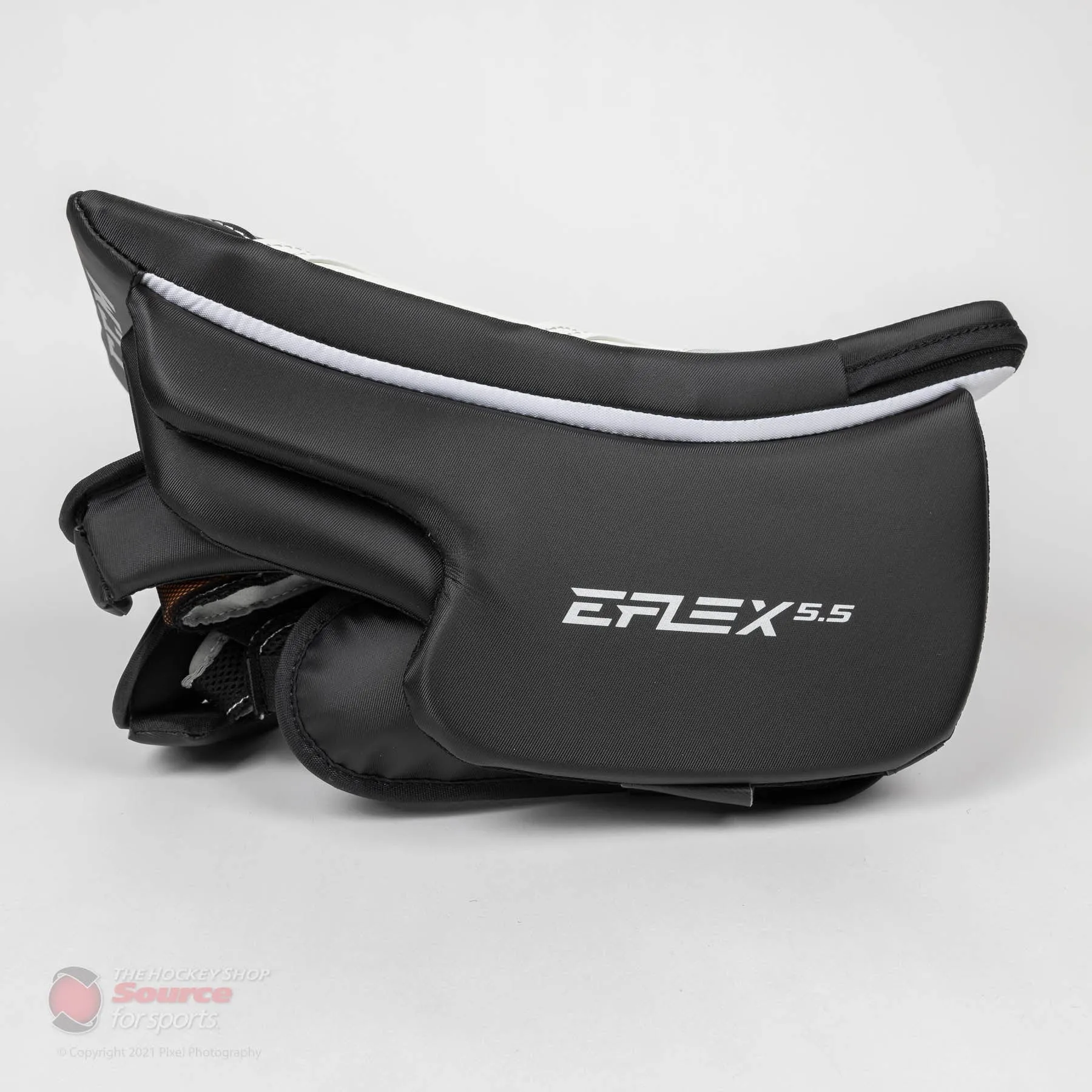 CCM Extreme Flex E5.5 Senior Goalie Blocker - Source Exclusive